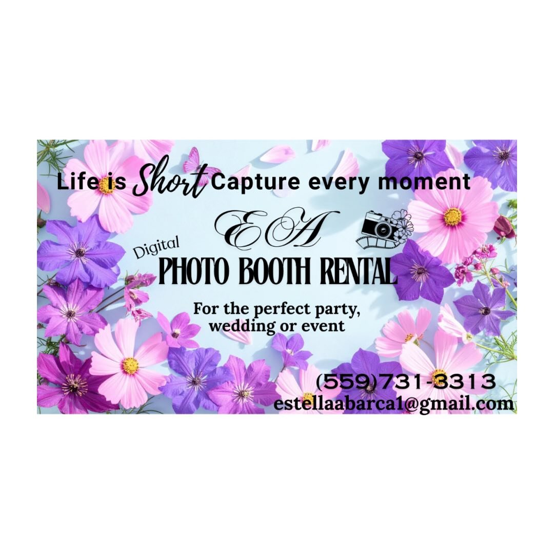 EA Digital Photo Booth | Photo Booth Rental Lindsay & Tulare County